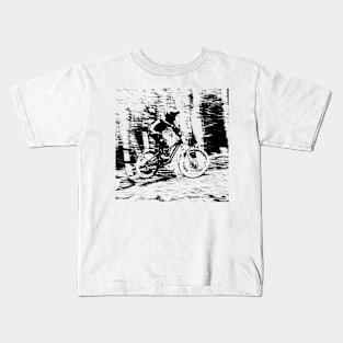 mountain bike downhill Kids T-Shirt